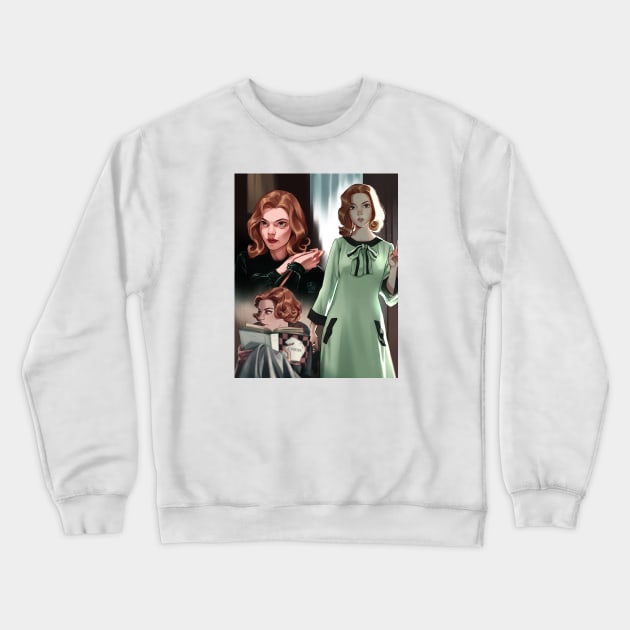 The Queen's Gambit Crewneck Sweatshirt by Ithilnaur